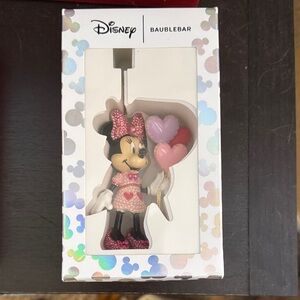BaubleBar Disney Minnie Mouse Pink and Black Charm